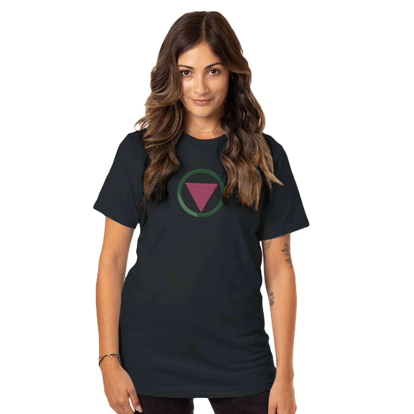 Safe Space Embroidered LGBTQ Symbol Unisex T-Shirt